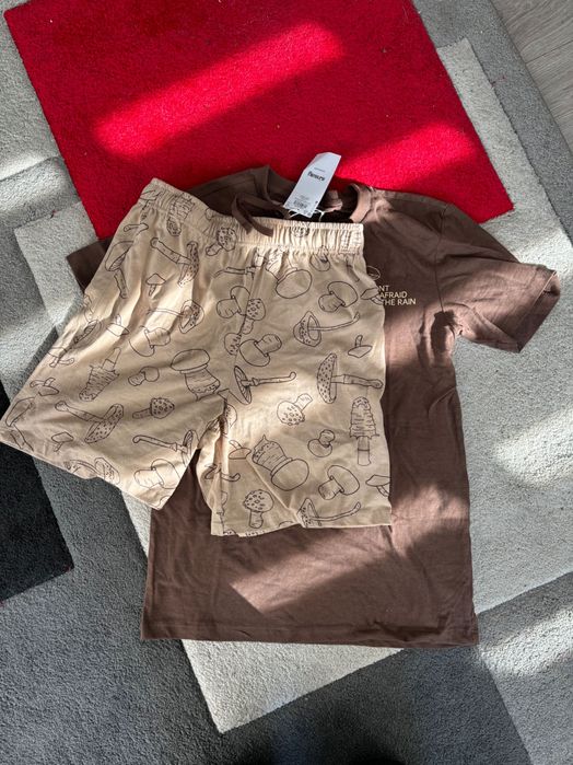 NOWA Piżama w grzyby XS