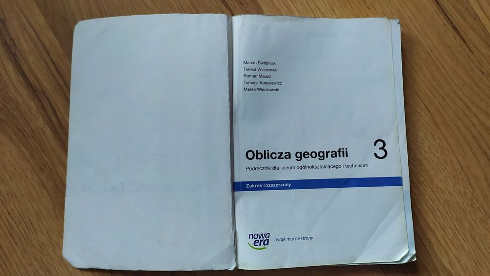 Oblicza geografii 3 zakres rozszerzony Nowa Era