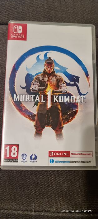 Gra na Nintendo switch Mortal kombat 1