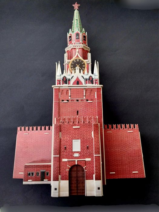 Об'ємні пазли "3D Puzzle "Спасська вежа" з 33 елементів на утіль