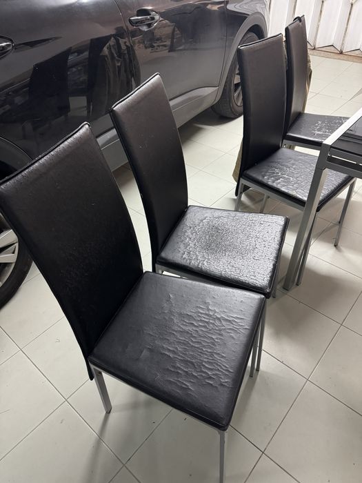 Mesa cozinha 1,20 x 0,60 - extensivel + 4 cadeiras