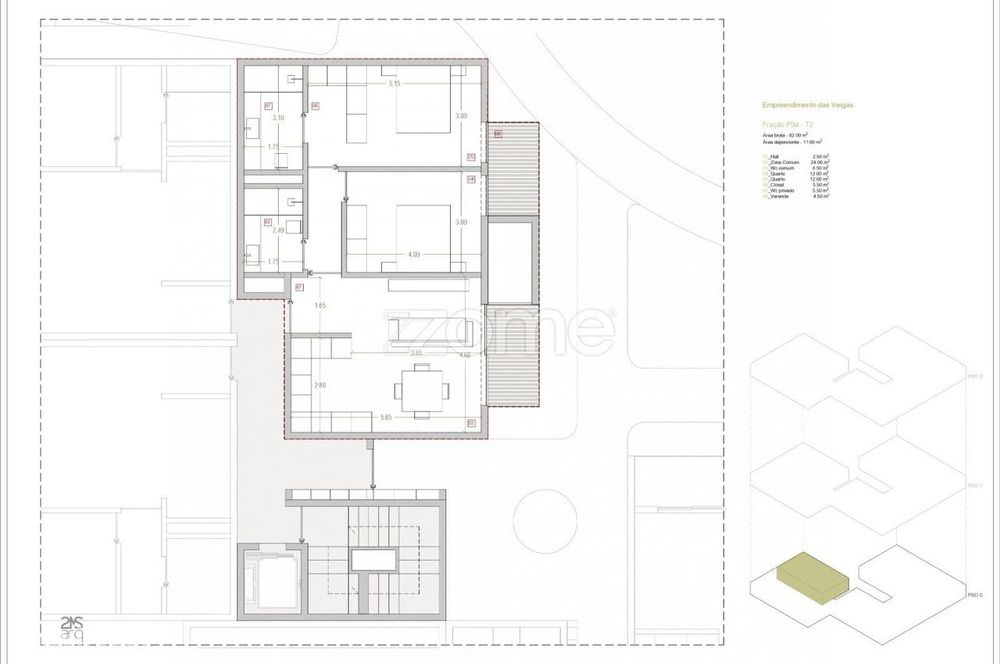 Apartamento T2 - Empreendimento Alva Residences
