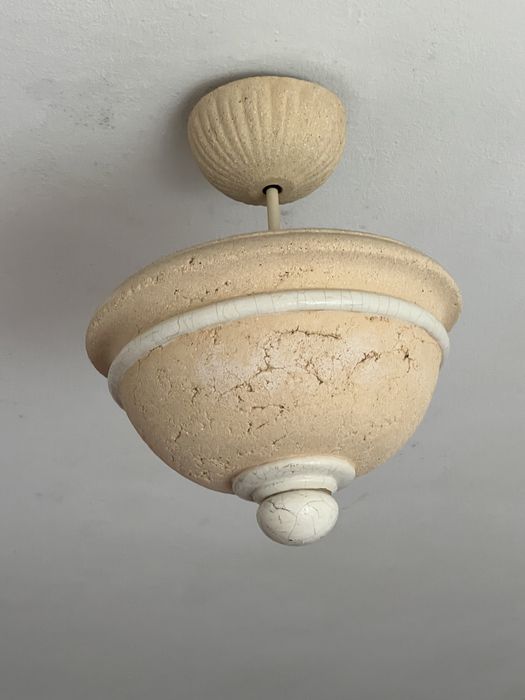 Candeeiro Plafond de tecto em terracota e craquelê