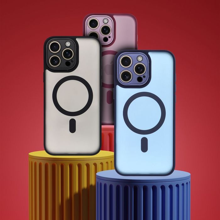 Futerał do Samsung A57 Variete Mag Cover zgodny z MagSafe granatowy