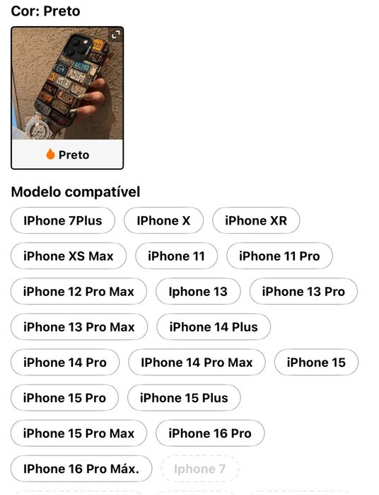 Capas pra IPHONES modelos  Vintage