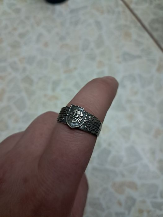 Кольцо 3 рейх, серебро 800 проби
