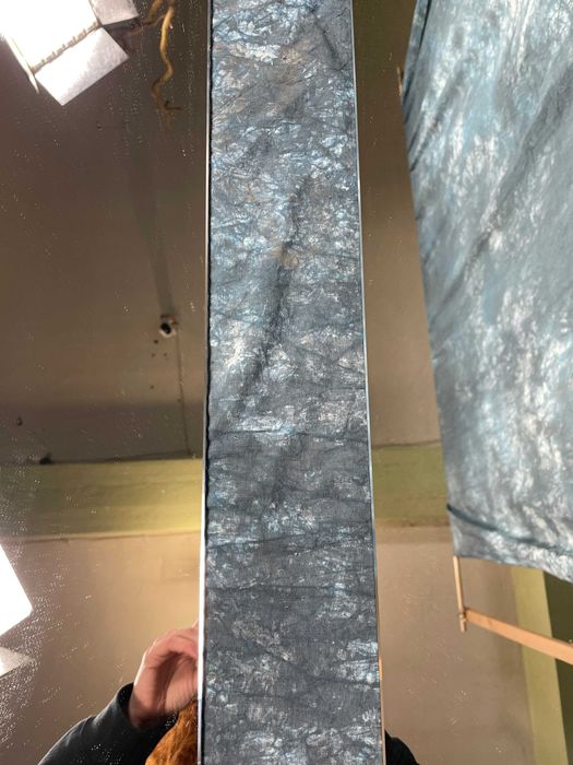 Lustro 2 szt długie do zabudowy 47 x 254,5 cm 2,5 m cięte, szlifowane