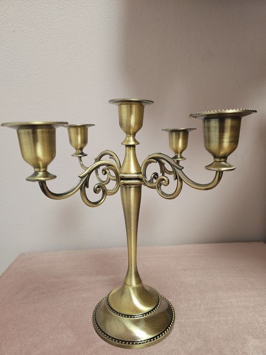 Металевий свічник канделябр підсвічник подсвечник на 5 свечей свічок