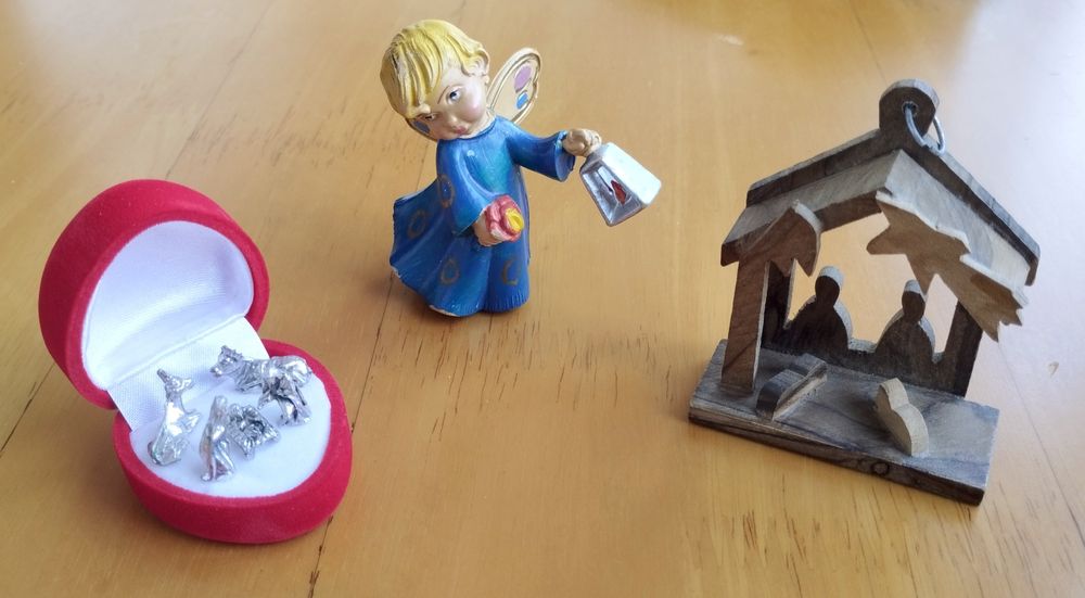 Presépios mini / anjinho de natal / velas ovelhas