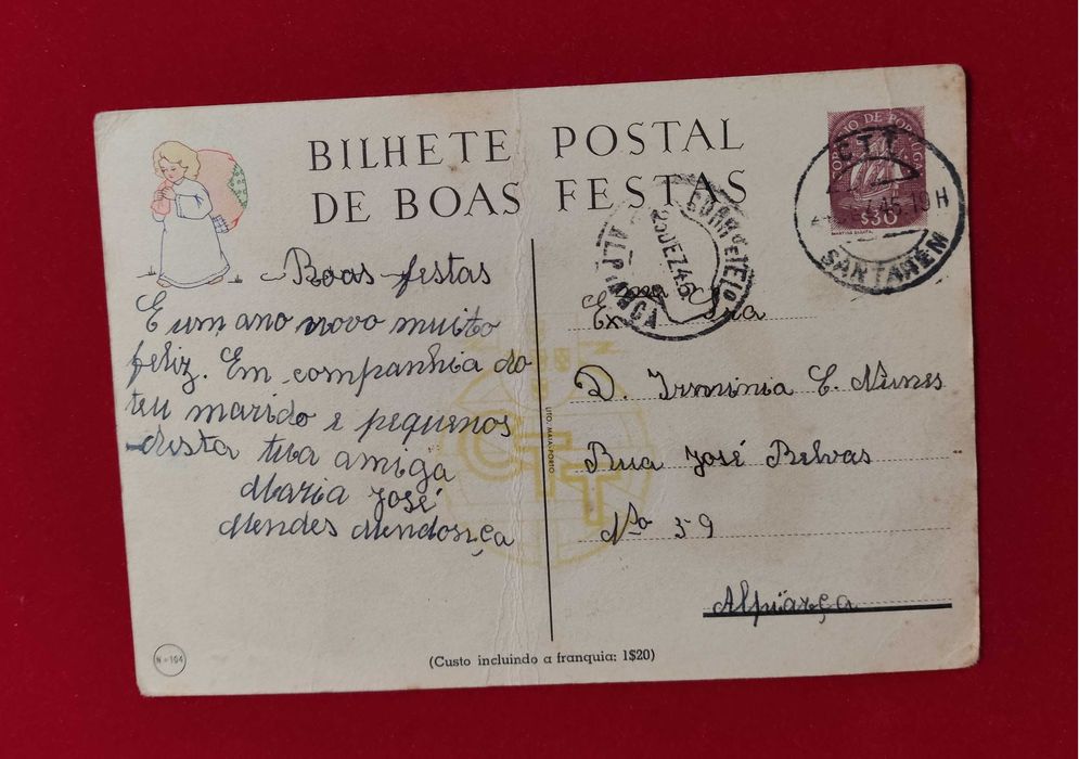 Inteiro postal de Natal - Nº 104