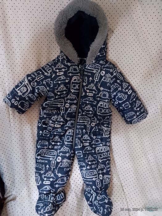 Комбінезон Демі , зимовий для хлопчика , 74