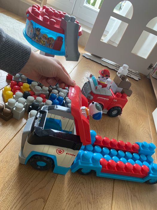 Mega bloks ionix psi patrol klocki dla chłopca super mega zestaw