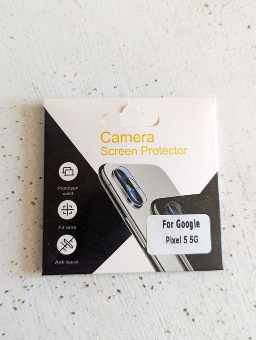 Szkło hartowane na aparat w telefonie Google Pixel5