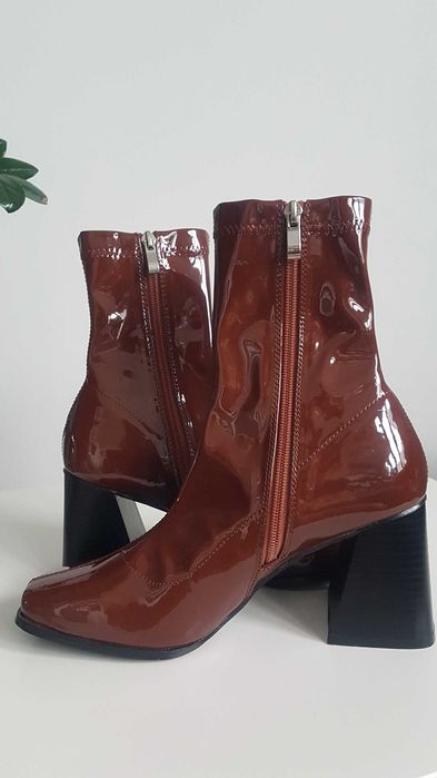 Raid buty botki kozaki krótkie lakierowane 39 nowe