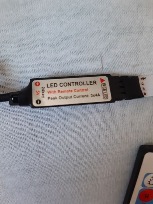 Taśma led mulikolorowa z pilotem 10m
