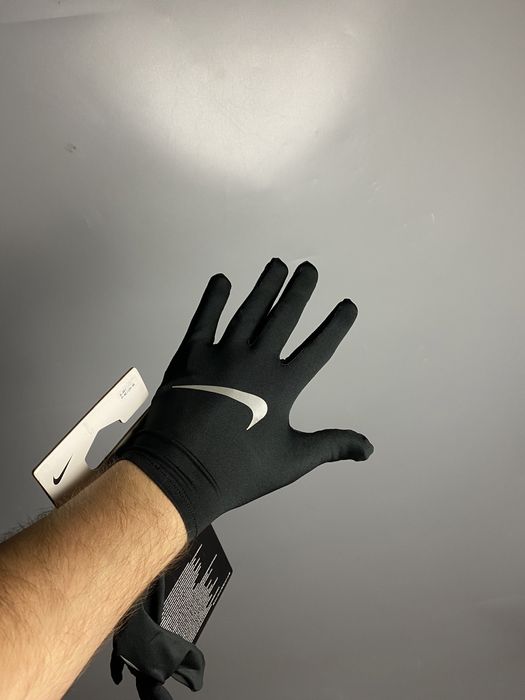 Перчатки Nike Dry-Fit Gloves/ рукавиці найк чорні рефлективні оригінал