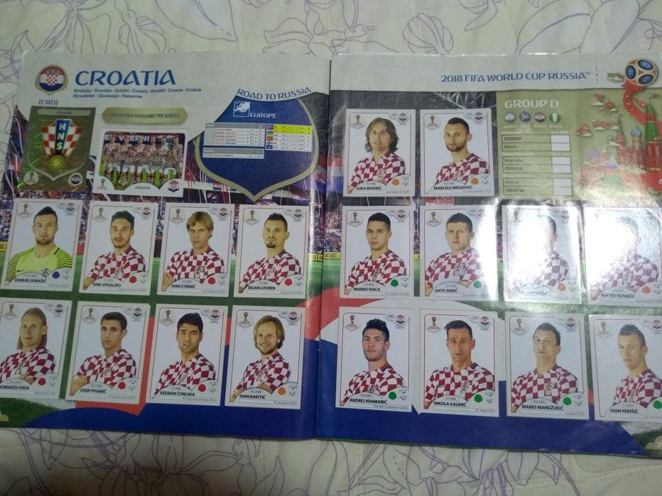 Album Panini Copa Rússia 2018
