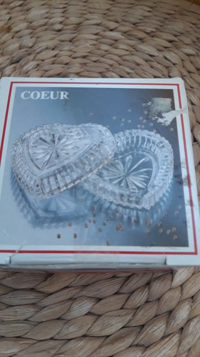 Guarda joias coração de cristal (NOVO)