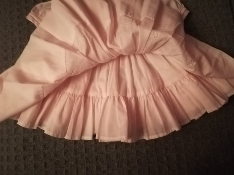 sukienka Sarah Louise 56 cm,pudrowy róż