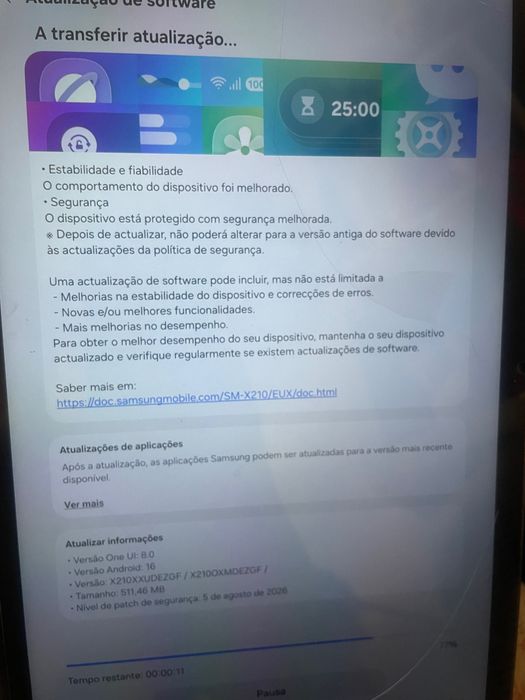 Tablet Samsung A9+
