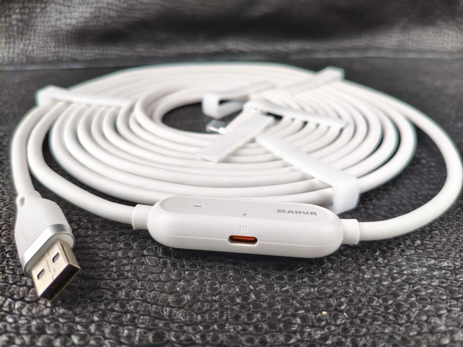 AMVR Link Cable USB3.2 gen1 New! Кабель з зарядним портом Meta Quest 3