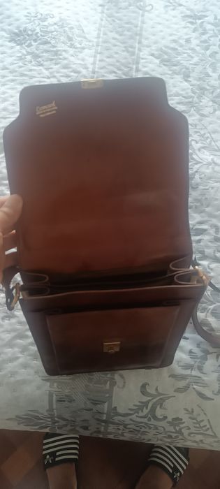 Mala para homem de pele genuína