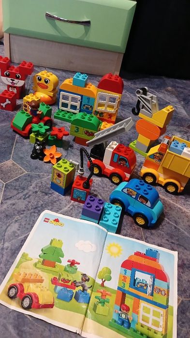 Набори lego duplo мої перші машинки,механік,улюбленці