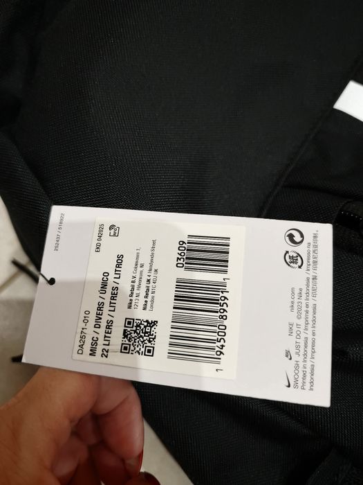 Plecak Nike czarny