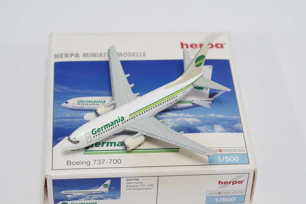 Herpa Germania Boeing 737-700 skala 1:500