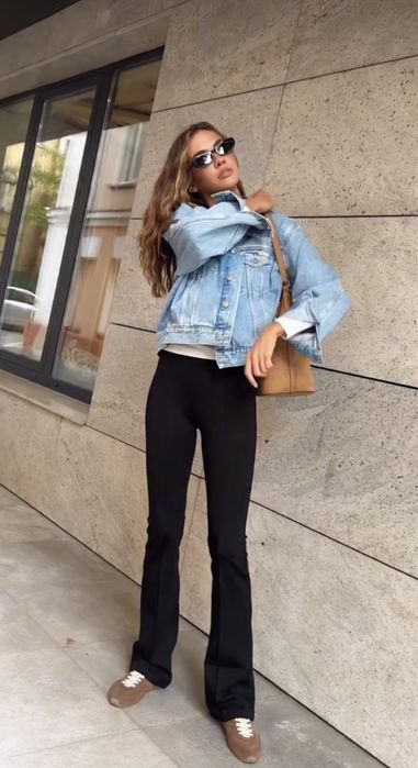 Штани лосини з бандажами на низу