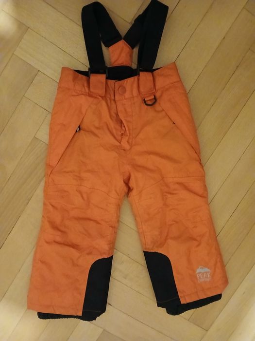 Spodnie narciarskie pomarańczowe 86 92