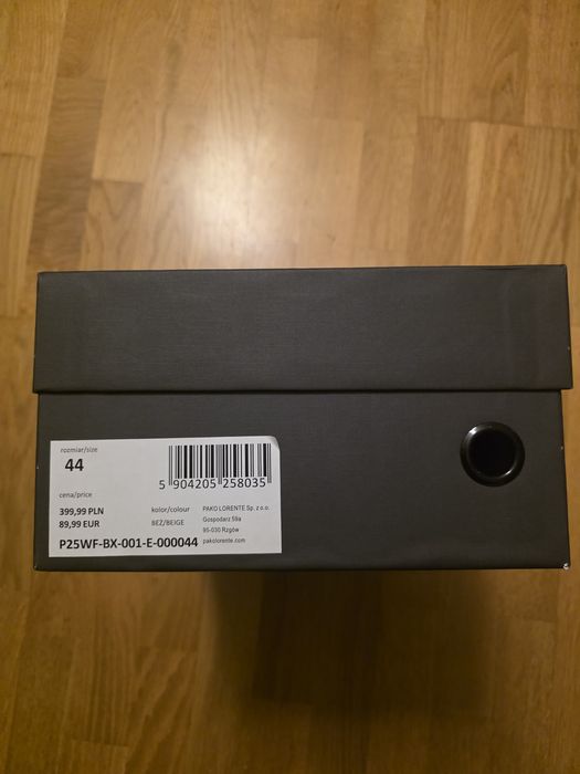 Białe buty pako lorente rozmiar 44