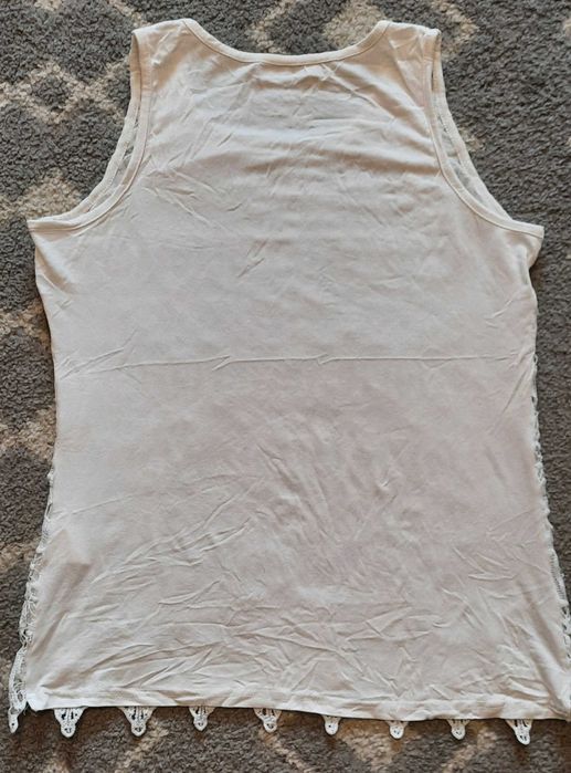 Biała bluzka koronkowa damska rozm L/XL