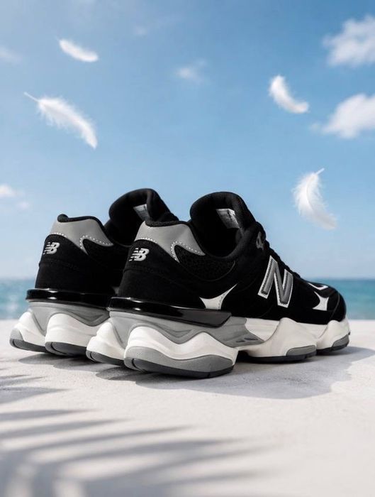 Кросовки New Balance 9060 все размеры Новинка 2026 ТОП ! Лучшая цена! New Balance 9060 ! Черные нью беланс 9069 ! Красовки ньюбеланс! Нюбики на  осень