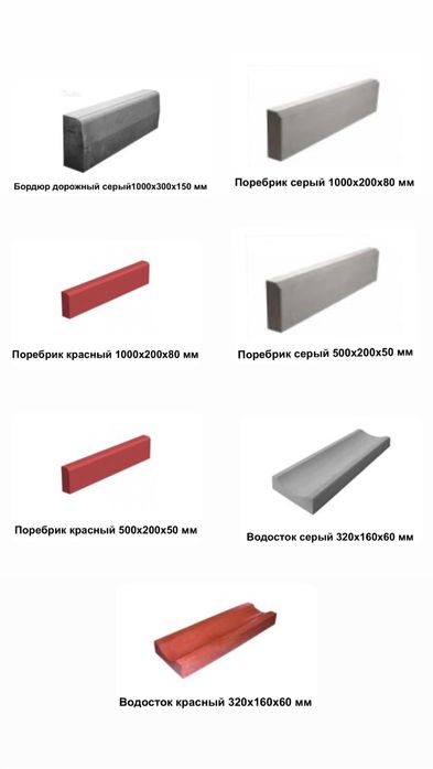 Бордюр - поребрик Харьков - єВідновлення