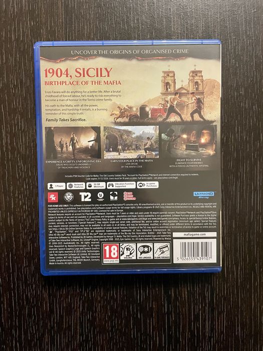 Mafia The Old Country PS5