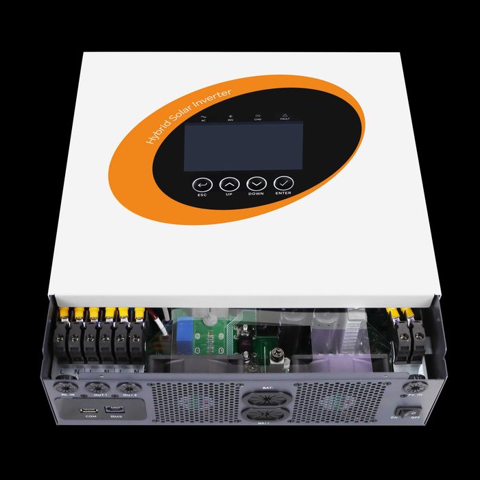 Гібридний інвертор 6,5кВт 48V MPPT 120A чистий синус wifi