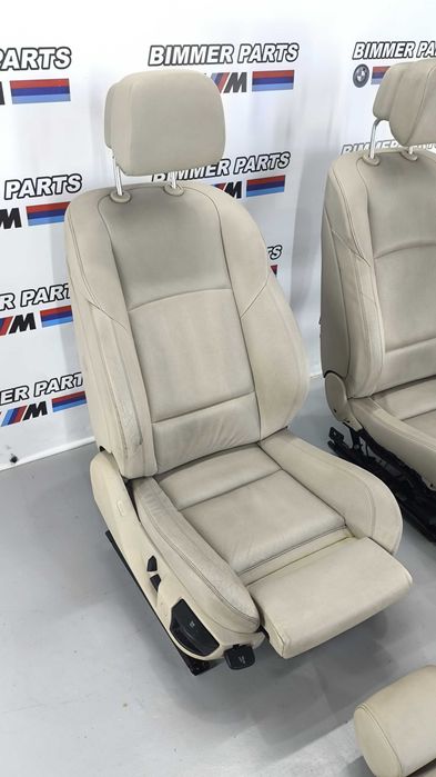 Bancos BMW Serie 5 (F10) Pack M (Couro Bege) Semieléctricos Aquecidos