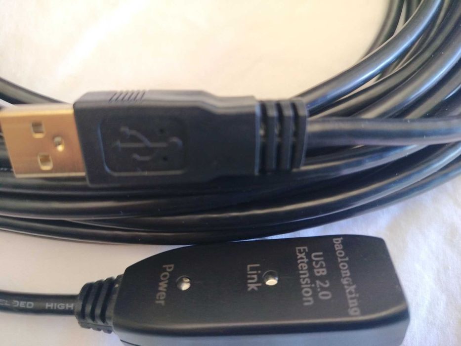 Cabo de Extensão USB 2.0 Ativo Baolongking 10 mt