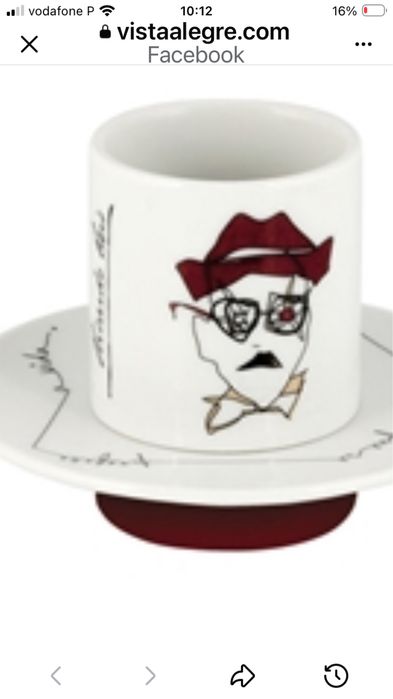 Chavenas de porcelana
