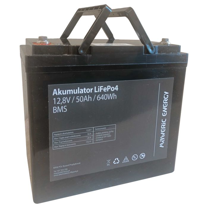 Akumulator LiFePO4 12V 50Ah