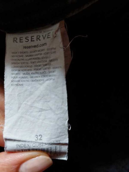 Marmurkowe szorty męskie Reserved L