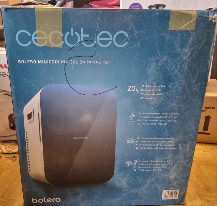 Cecotec mini lodówka 20 l