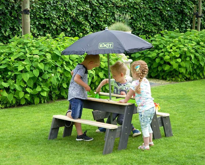 Дерев'яний будиночок EXIT Hika, пісочниці, столики з кипарису, Нідерлн