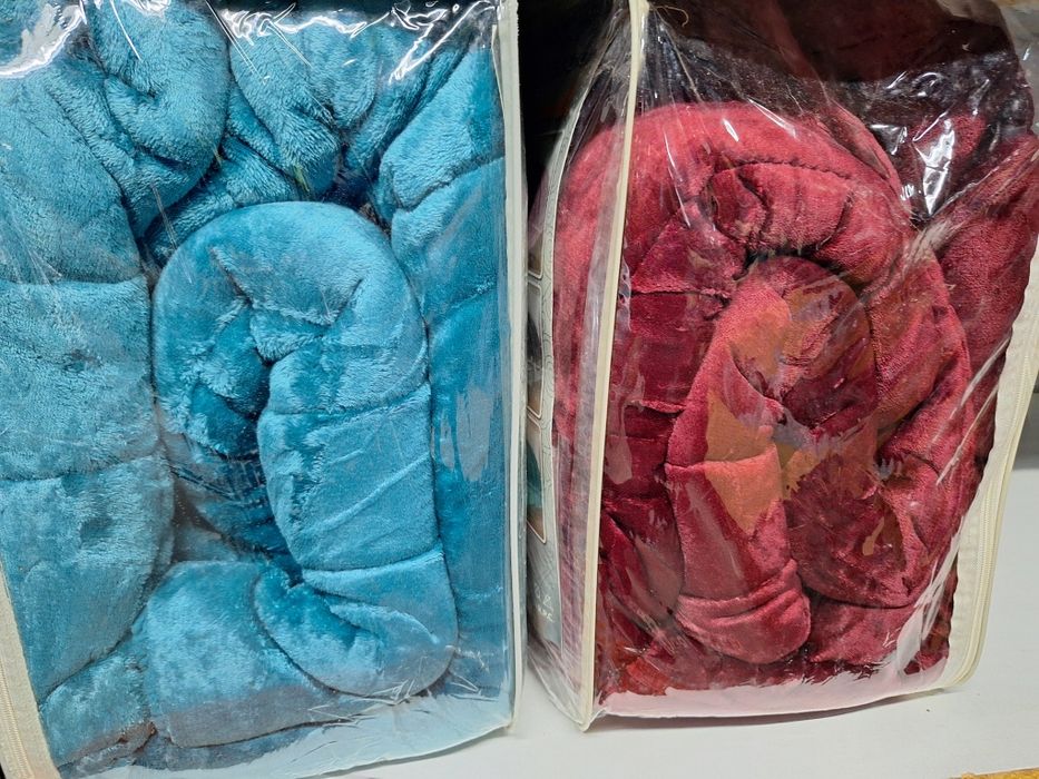 Edredons, colchas para inverno com pelo de borrego