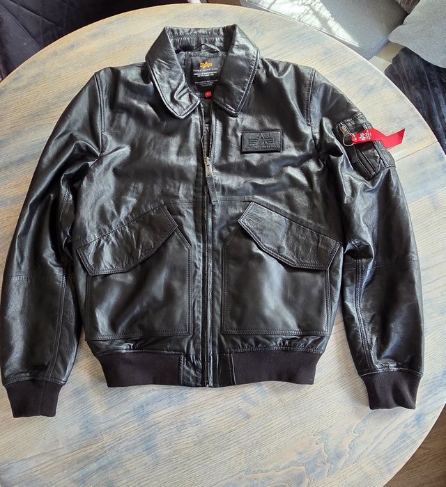 Kurtka skórzana Alpha Industries CWU 45
