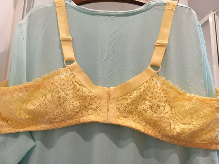 Бюстгальтер Ulla Popken на косточках, кружево большой р.6XL–7XL
