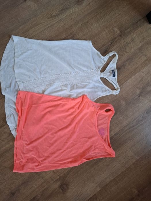 Zestaw dwóch koszulek na ramiączka