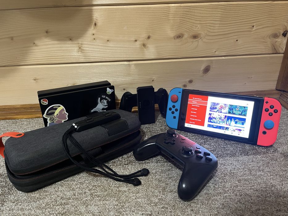 Nintendo Switch V2 повний коплект (без HDMI дроту)