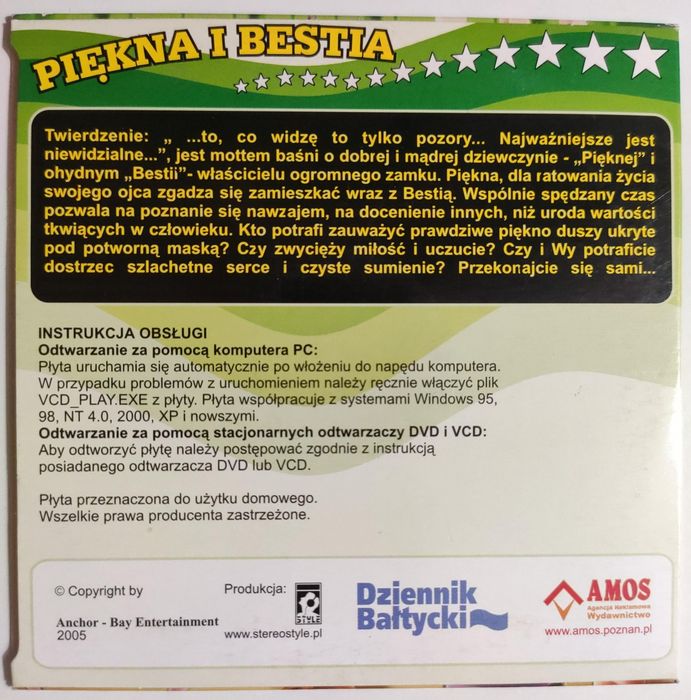 Vcd. Piękna i Bestia